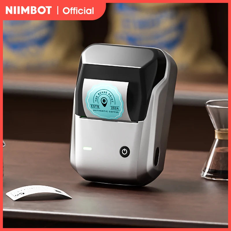 Bluetooth Thermal Label Printer – Portable 2-Inch Sticker Maker