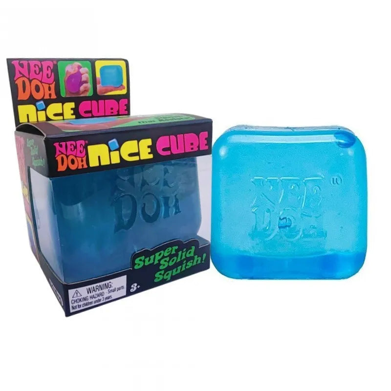 Pizza Squishy Fidget Cube – Stress Relief Sensory Toy