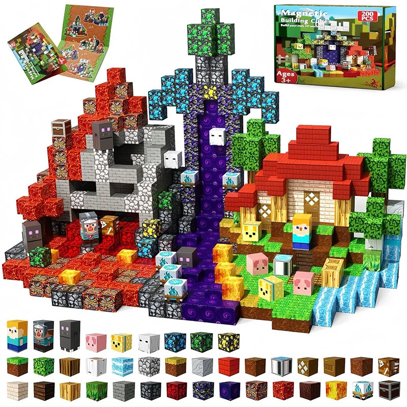 Magnetic Tiles Building Blocks Set – STEM Learning Toy