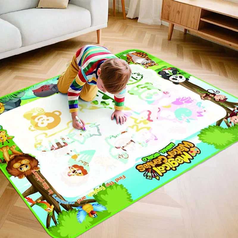 Magic Water Drawing Mat For Kids – Reusable Mess-Free Doodle Board