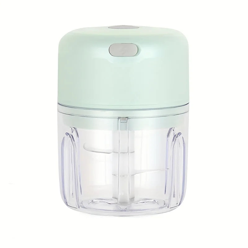 green Color Mini Electric Garlic Chopper And Food Grinder 250 ml