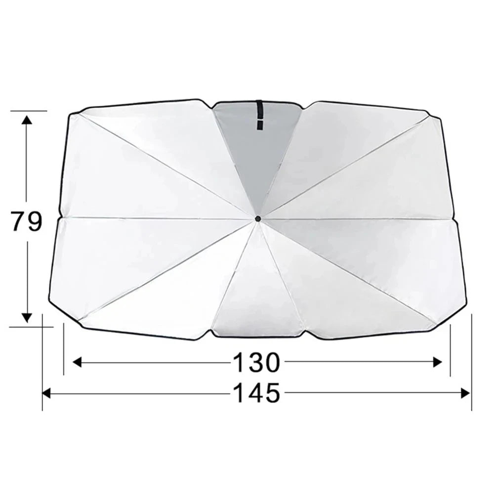 Car Windshield Sunshade Umbrella – UV-Blocking Foldable Cover