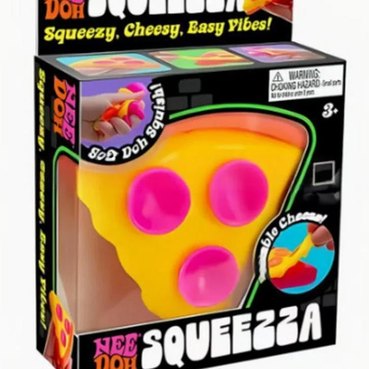 0013 Color Pizza Squishy Fidget Cube – Stress Relief Sensory Toy