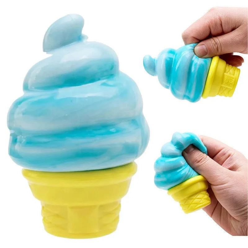 0023 Color Pizza Squishy Fidget Cube – Stress Relief Sensory Toy