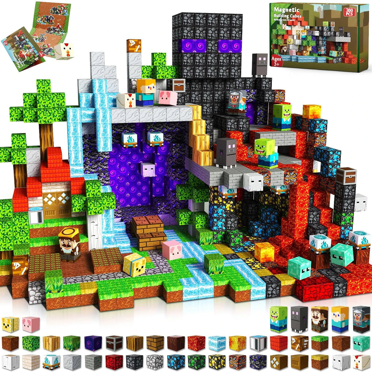 Magnetic Tiles Building Blocks Set – STEM Learning Toy