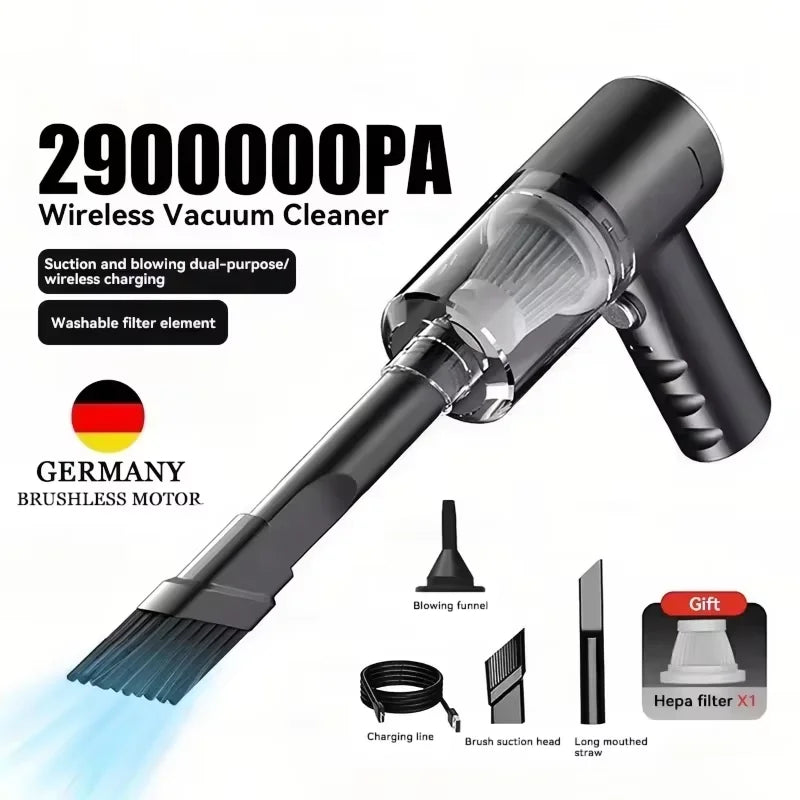 Wireless Car Handheld Vacuum Cleaner – Wet & Dry