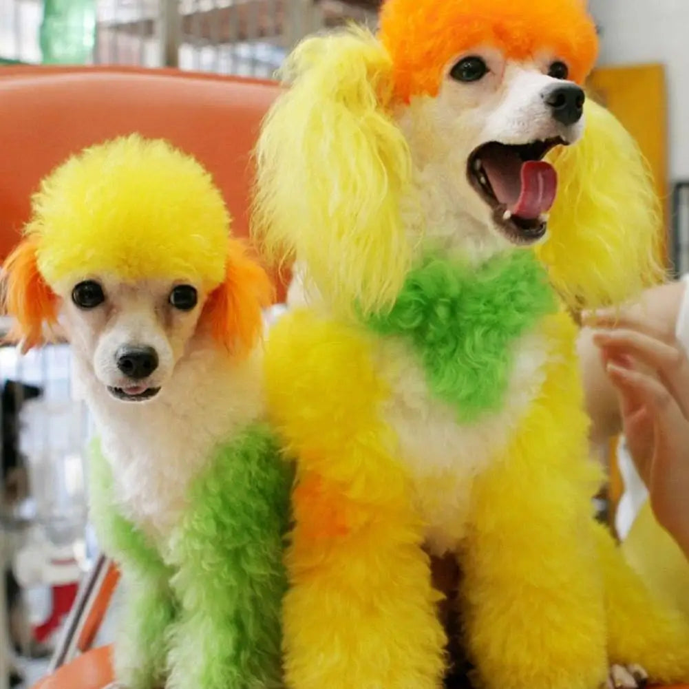 Pet Hair Dye Cream for Dogs and Cats – Bright Long-Lasting Color