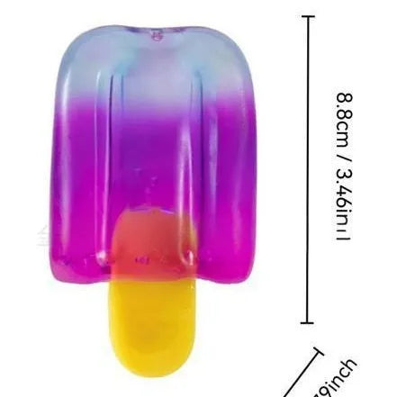 0021 Color Pizza Squishy Fidget Cube – Stress Relief Sensory Toy