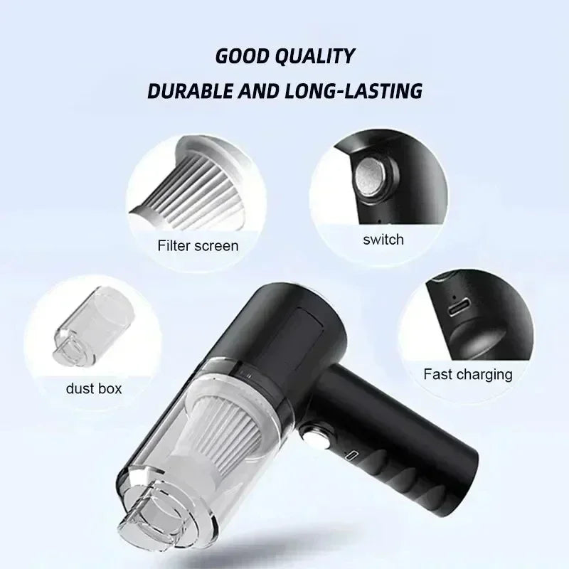 Wireless Car Handheld Vacuum Cleaner – Wet & Dry