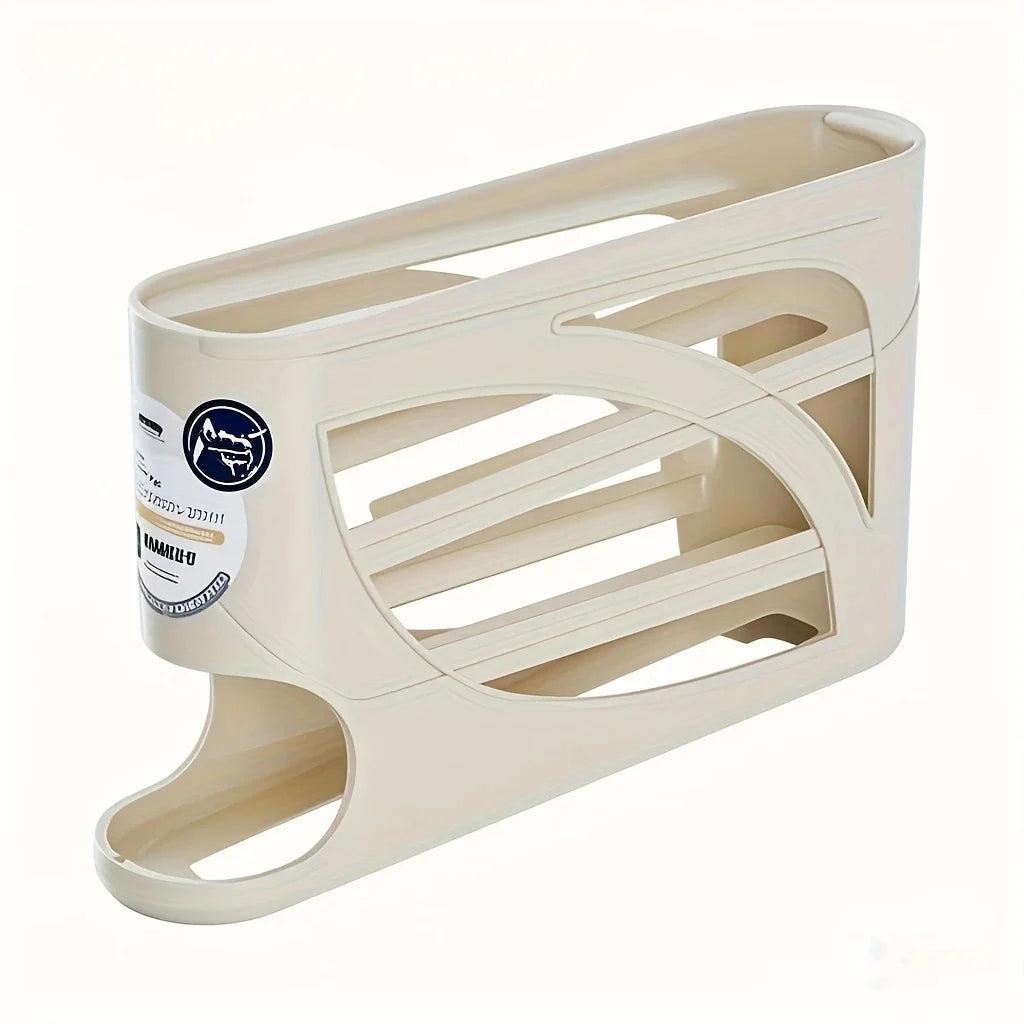 3-Tier Rolling Egg Storage Container for Fridge