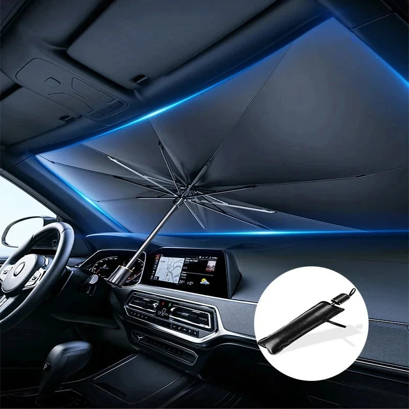 Car Windshield Sunshade Umbrella – UV-Blocking Foldable Cover