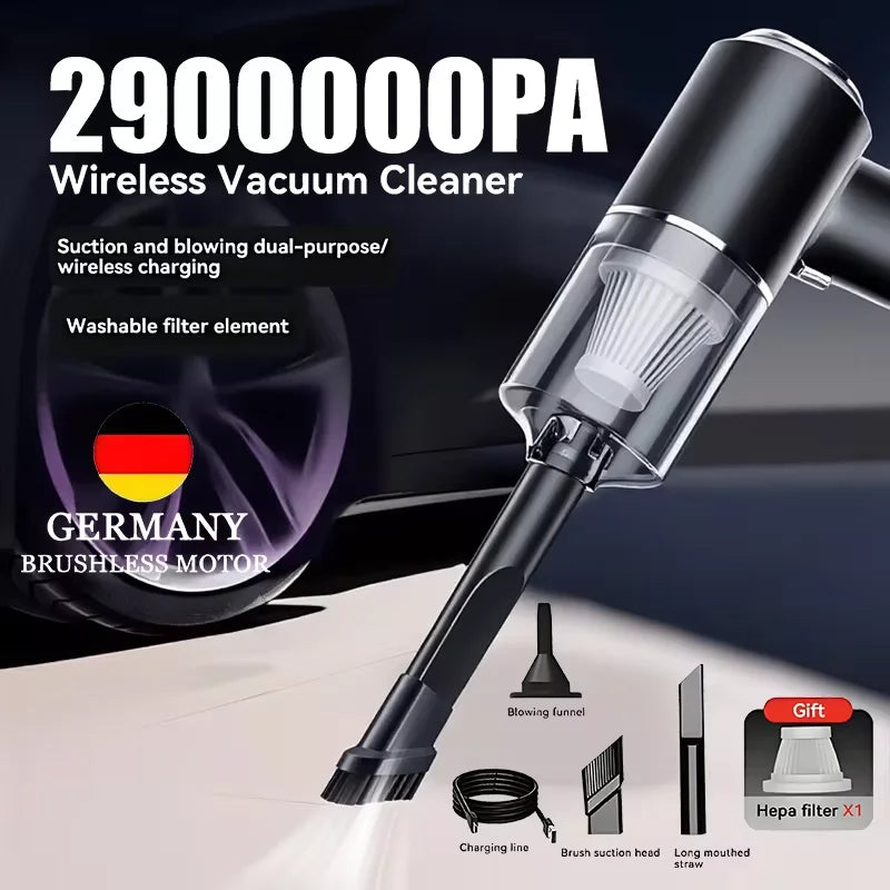 Wireless Car Handheld Vacuum Cleaner – Wet & Dry