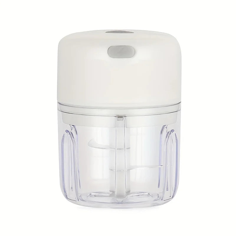 white Color Mini Electric Garlic Chopper And Food Grinder 250 ml